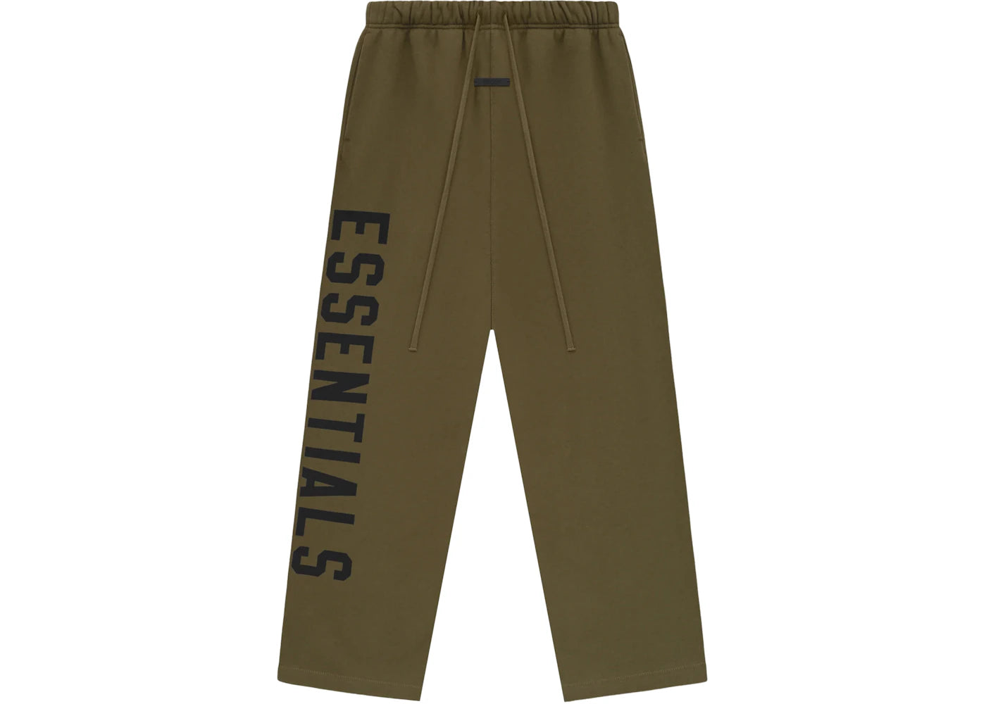 Fear of God Essentials Fleece Relaxed Sweatpant Olive - vue secondaire A