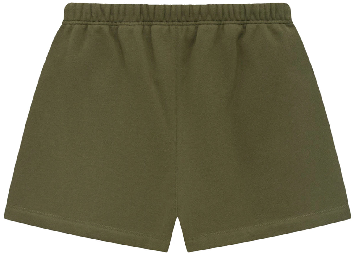 Fear of God Essentials Fleece Soccer Short Military - vue secondaire B