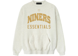 Fear of God Essentials Forty Niners Sport Crewneck Oatmeal Heather - authentic Fear of God product