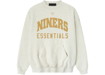 Fear of God Essentials Forty Niners Sport Crewneck Oatmeal Heather