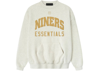 Fear of God Essentials Forty Niners Sport Crewneck Oatmeal Heather - authentic Fear of God product