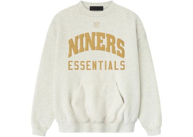 Fear of God Essentials Forty Niners Sport Crewneck Oatmeal Heather