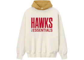 Fear of God Essentials Hawks Sport Hoodie Cream/Caramel Yellow