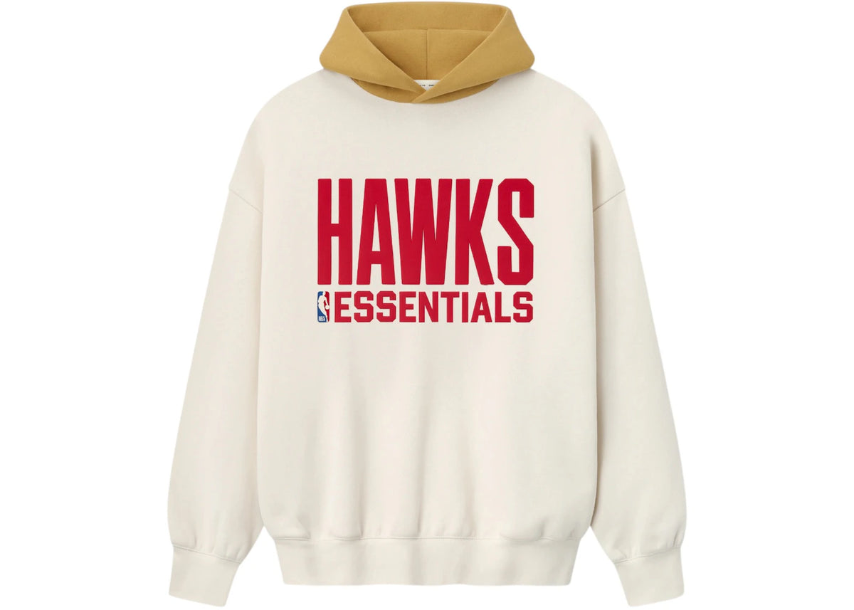 Fear of God Essentials Hawks Sport Hoodie Cream/Caramel Yellow - vue secondaire A