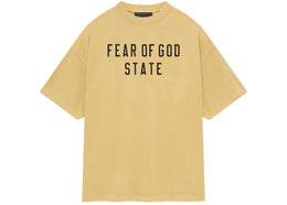 Fear of God Essentials Heavy Crewneck Tee Amber - authentic Fear of God product