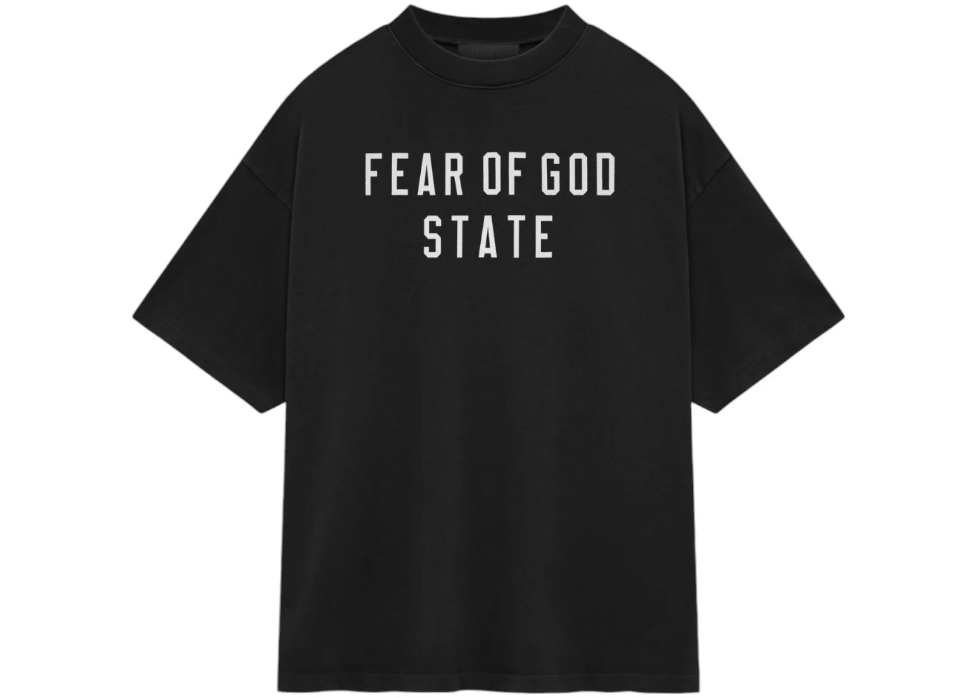 Fear of God Essentials Heavy Crewneck Tee Black - vue secondaire A