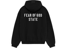 Fear of God Essentials Heavy Fleece Fullzip Hoodie Black