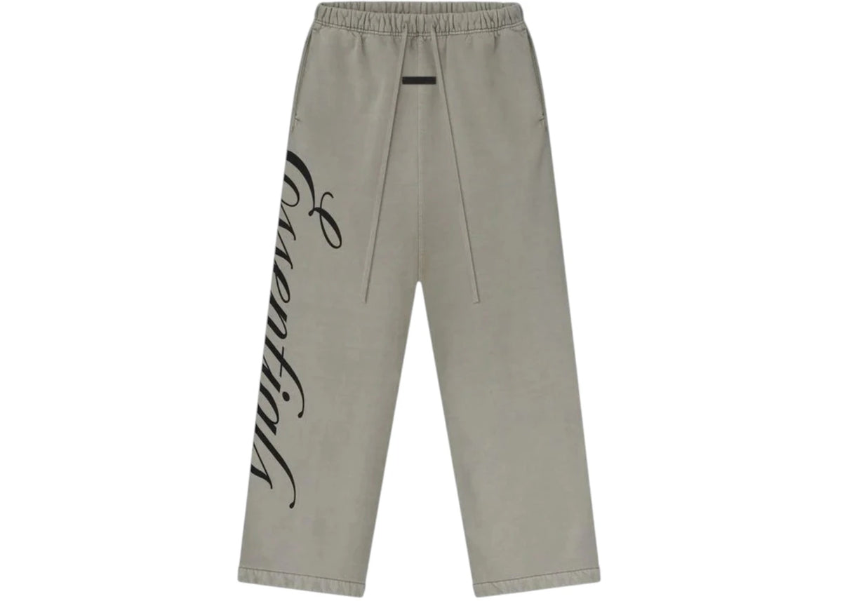 Fear of God Essentials Heavy Fleece Lounge Sweatpant Smoke Gray - vue 360