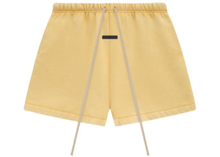 Fear of God Essentials Heavy Fleece Soccer Short Amber - product view 2