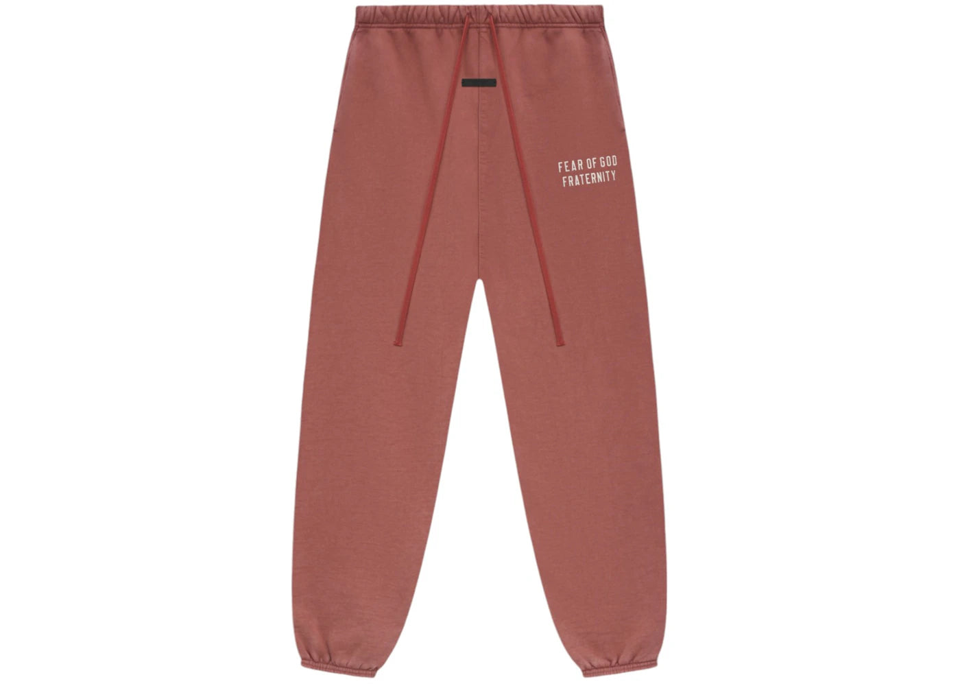Fear of God Essentials Heavy Fleece Sweatpant Crimson - vue 360