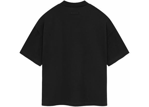 Fear of God Essentials Heavy Jersey Rundhals-T-Shirt, Jet Black