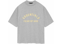 Fear of God Essentials Heavy Jersey Crewneck Tee Light Heather Grey