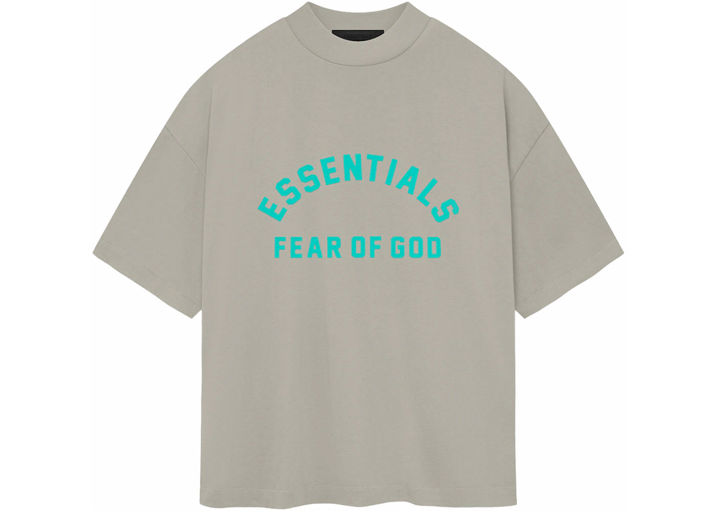 Fear of God Essentials Heavy Jersey Crewneck Tee Seal - vue 360