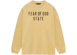 Fear of God Essentials Heavy Longsleeve Tee Amber - authentic Fear of God product