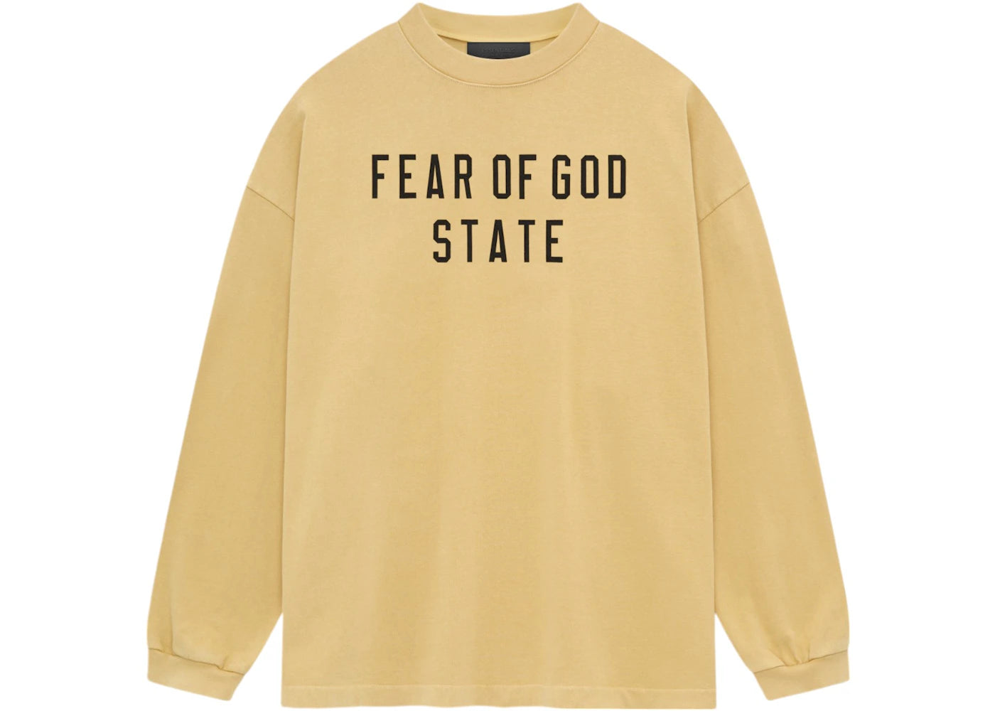 Fear of God Essentials Heavy Longsleeve Tee Amber - vue secondaire A