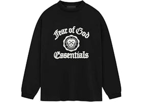 Fear of God Essentials Heavy Longsleeve Tee (FW24) Black