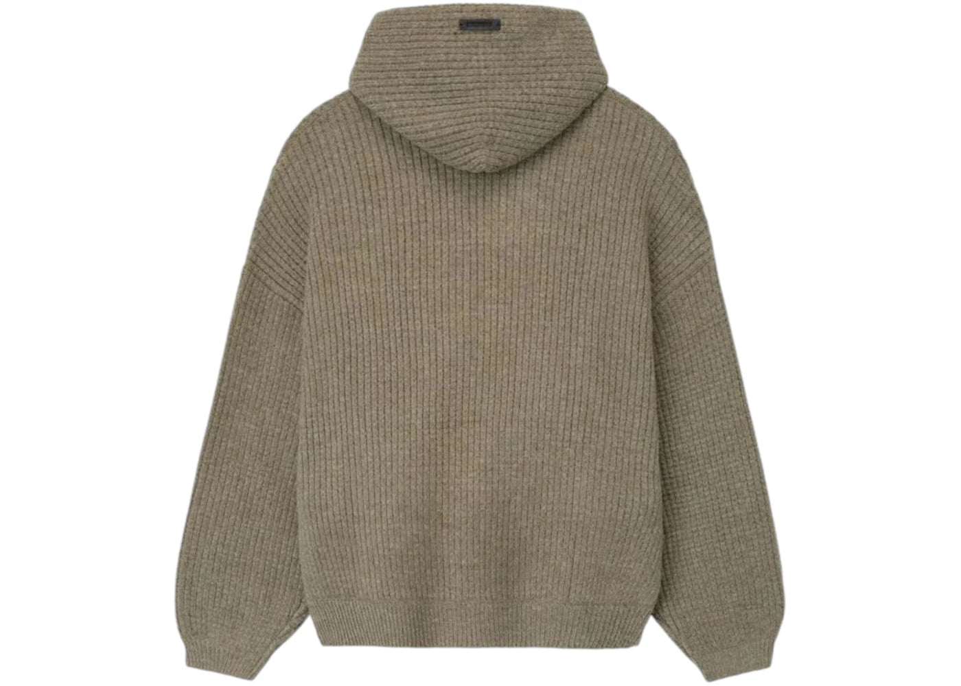 Fear of God Essentials Heavy Waffle 90's Hoodie Homestead Heather - vue secondaire B