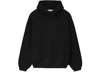 Fear of God Essentials Heavy Waffle 90's Hoodie Vintage Black