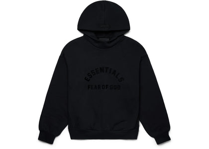 Fear of God Essentials Arch Logo Hoodie Jet Black sneakers - authentic Fear of God shoes