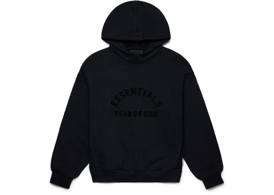 Fear of God Essentials Arch Logo Hoodie Jet Black sneakers - authentic Fear of God shoes