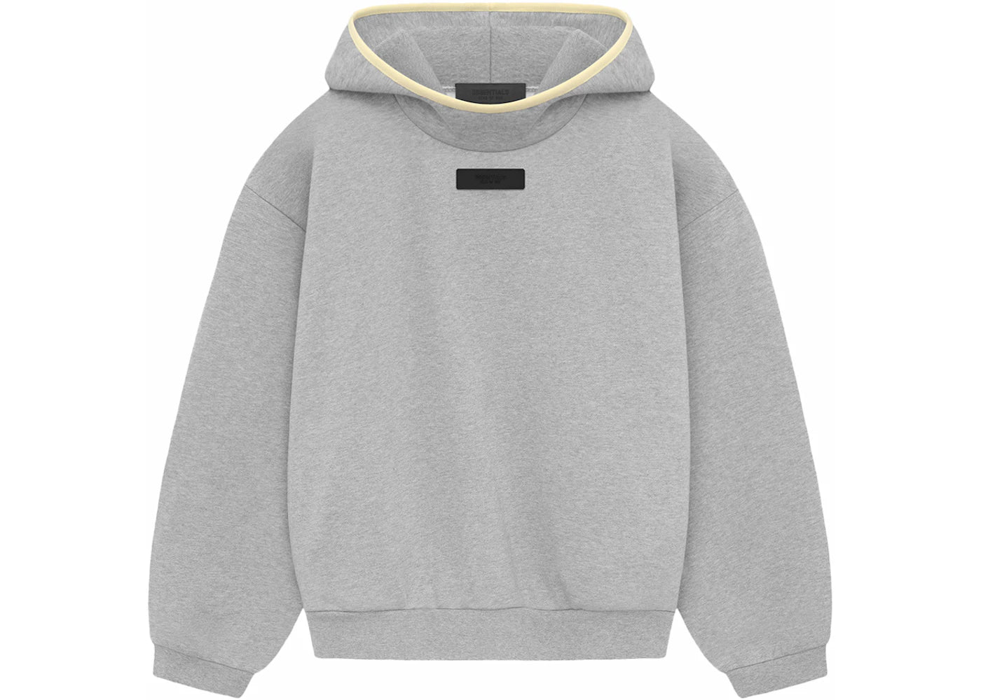Fear of God Essentials Hoodie Light Heather Grey - vue 360
