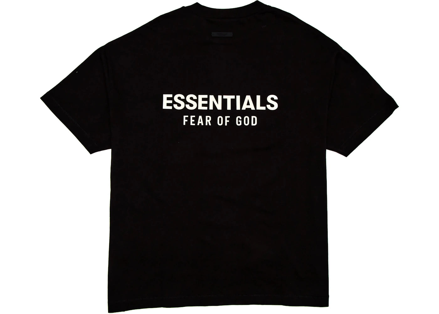 Fear of God Essentials Jersey Crewneck T-Shirt Black - vue secondaire B