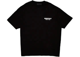 Fear of God Essentials Jersey Crewneck T-Shirt Black - authentic Fear of God apparel