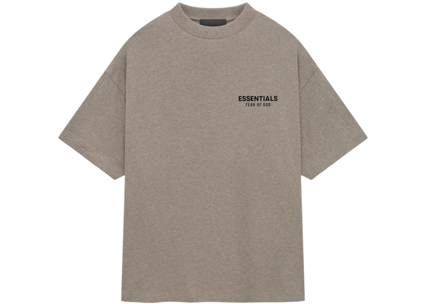 Fear of God Essentials Jersey Crewneck T-Shirt Heather Gray - vue secondaire B