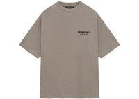 Fear of God Essentials Jersey-T-Shirt mit Rundhalsausschnitt, meliertes Grau