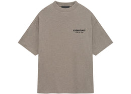 Fear of God Essentials Jersey Crewneck T-Shirt Heather Gray - authentic Fear of God apparel