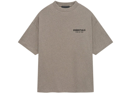 Fear of God Essentials Jersey Crewneck T-Shirt Heather Gray - authentic Fear of God apparel