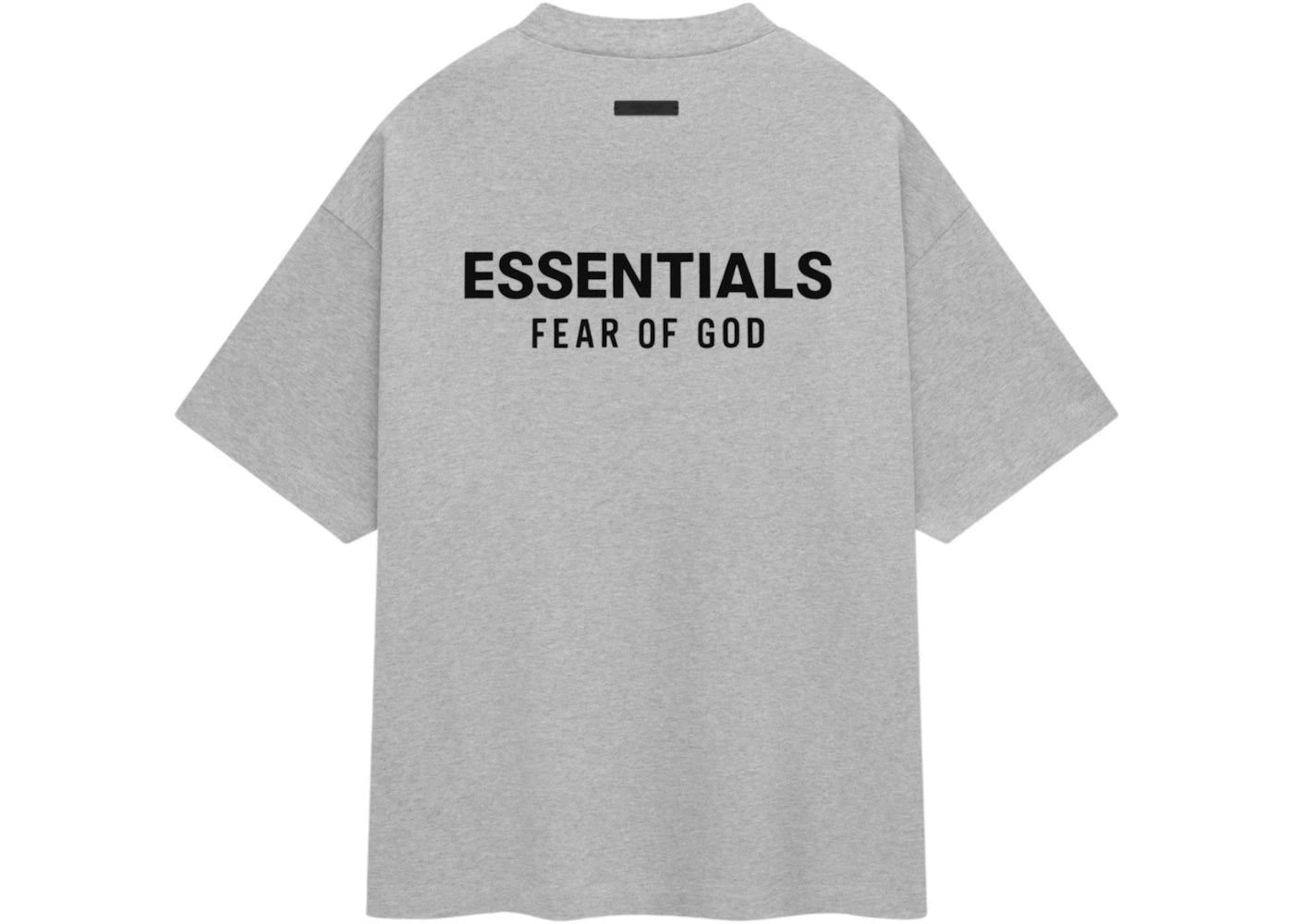 Fear of God Essentials Jersey Crewneck T-Shirt Light Heather Gray - vue secondaire A