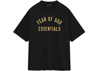 Fear of God Essentials Jersey Crewneck Tee Black - apparel view 2