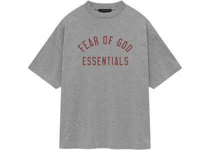 Fear of God Essentials Jersey Crewneck Tee Dark Heather - authentic Fear of God apparel