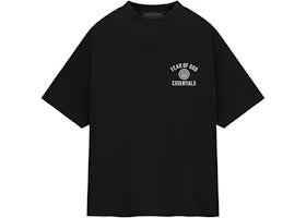 Fear of God Essentials Jersey Crewneck Tee (FW24) Black