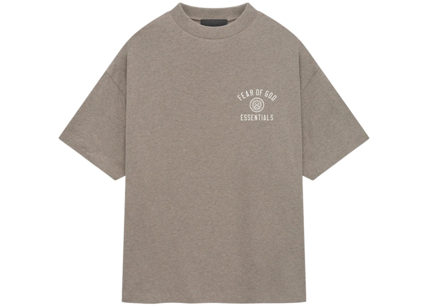 Fear of God Essentials Jersey Crewneck Tee Heather Gray - vue secondaire A