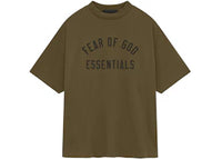 Fear of God Essentials Jersey Crewneck Tee Olive