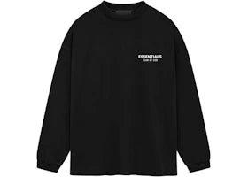 Fear of God Essentials Jersey Long Sleeve T-Shirt Black