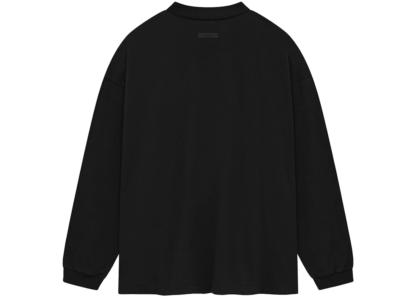 Fear of God Essentials Jersey Long Sleeve Tee Black - vue secondaire B