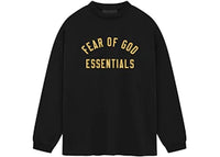 Fear of God Essentials Jersey Long Sleeve Tee Black