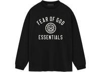 Fear of God Essentials Jersey Long Sleeve Tee (FW24) Black