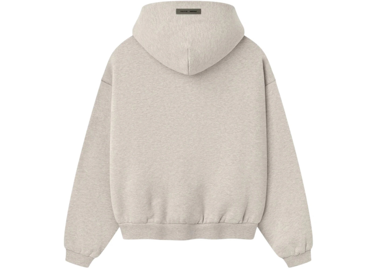 Fear of God Essentials Kids Classic Fleece Hoodie Heather Stone - vue secondaire B