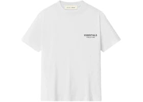 Fear of God Essentials Kids Classic Short Sleeve Tee Bright White - vue 360