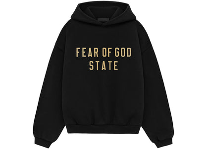 Fear of God Essentials Kids Fleece Hoodie Black - apparel view 2