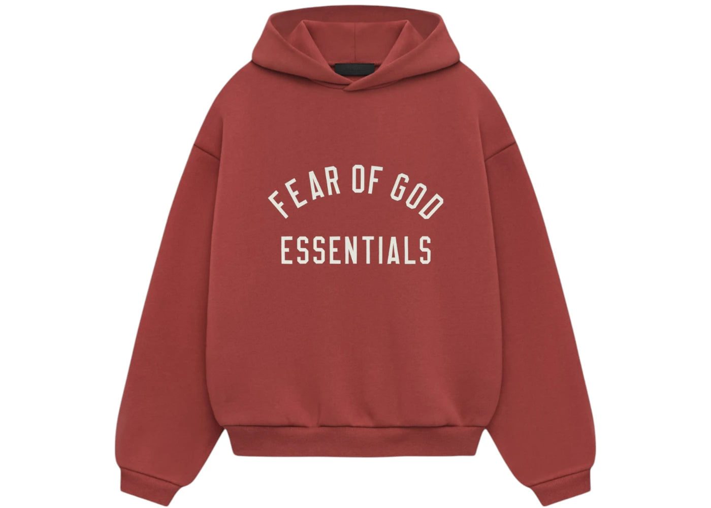 Fear of God Essentials Kids Fleece Hoodie Crimson - vue secondaire A