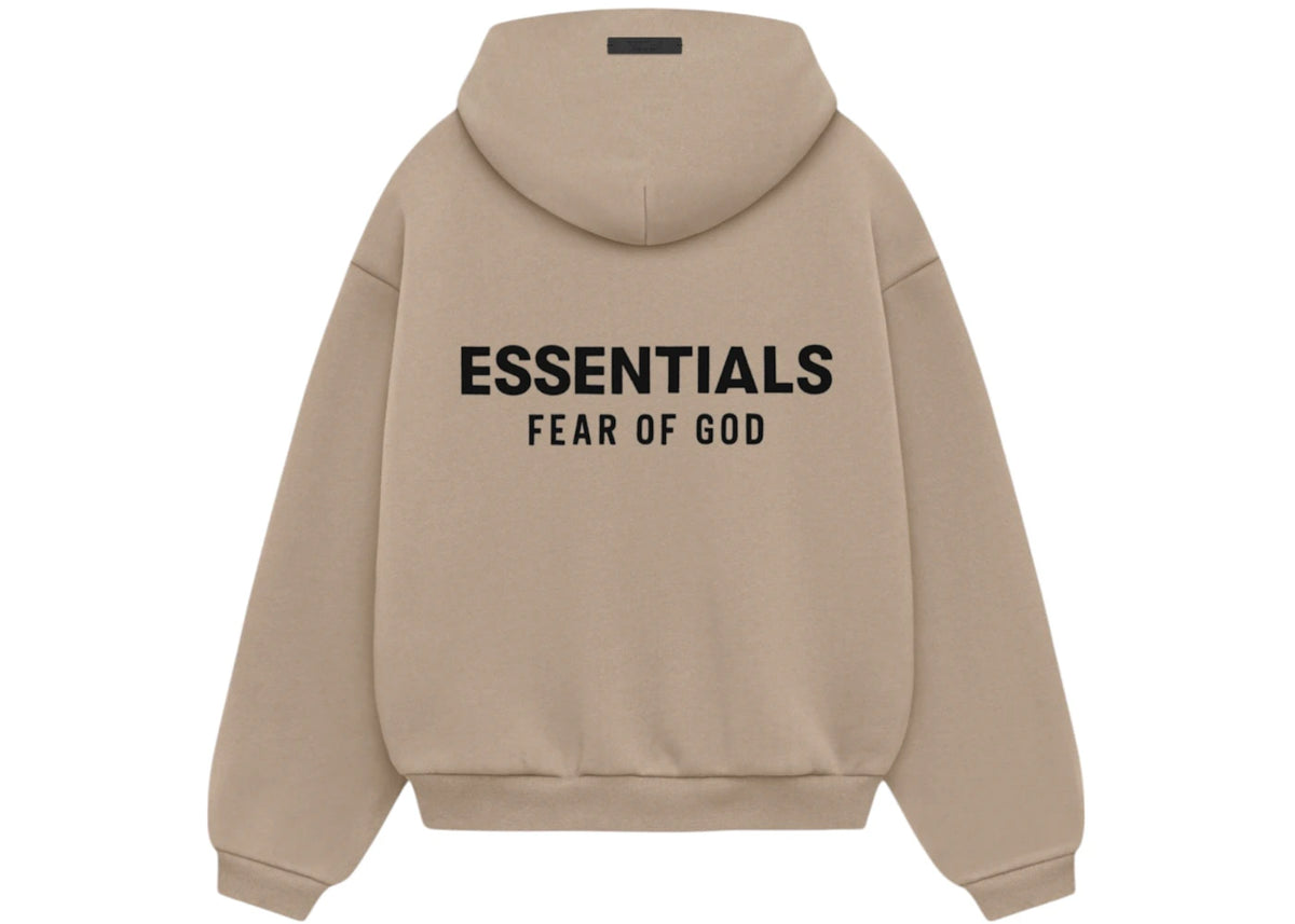 Fear of God Essentials Kinder-Fleece-Hoodie Wüstensand - vue secondaire A