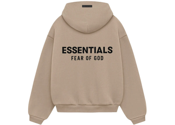 Fear of God Essentials Kids Fleece Hoodie Desert Sand