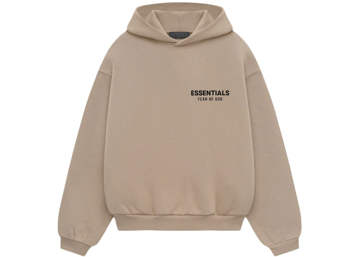 Fear of God Essentials Kinder-Fleece-Hoodie Wüstensand - vue 360