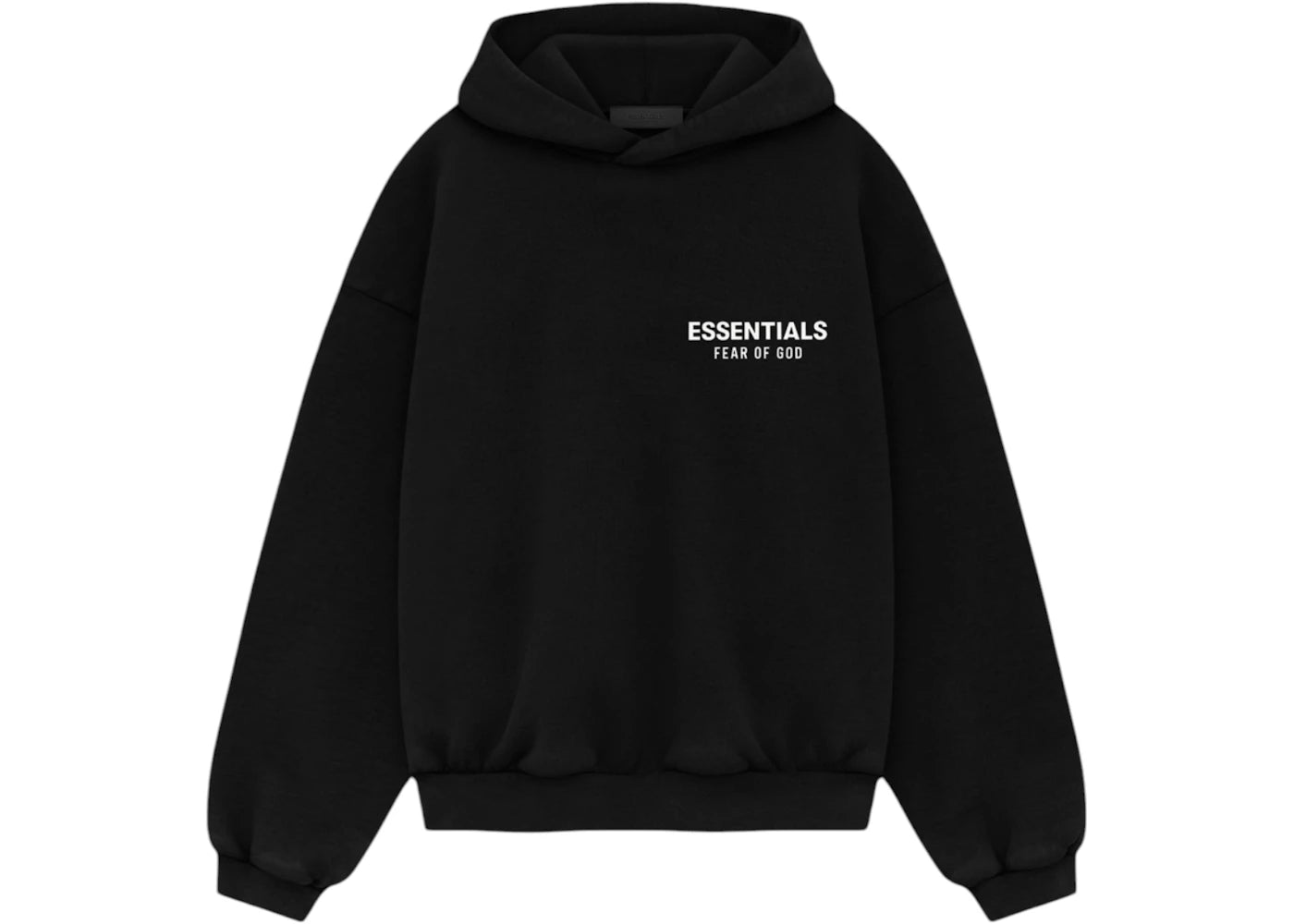 Fear of God Essentials Fleece Hoodie (FW24) Black