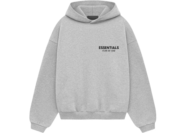 Fear of God Essentials Kids Fleece Hoodie Light Heather Gray sneakers - authentic Fear of God shoes